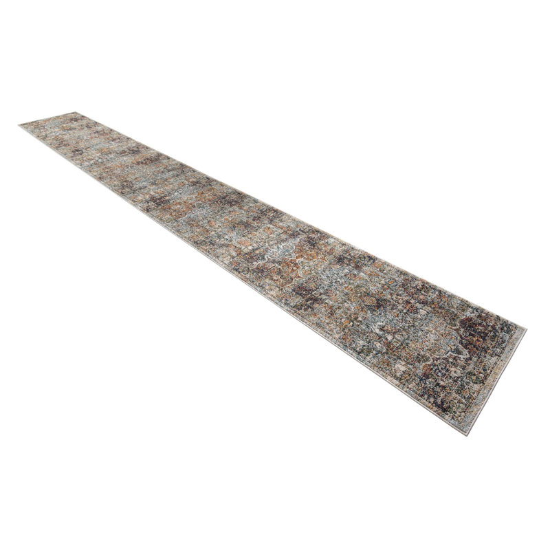 Alresford Oriental Blue Area Rug, Runner 2'7" x 12'