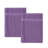 Willow 2 Pieces Towel Set – 100% Combed Cotton, Premium Quality 630 GSM, Purple, Ultra-Soft & Highly Absorbent (2 Bath Towels)-828768436-828768441