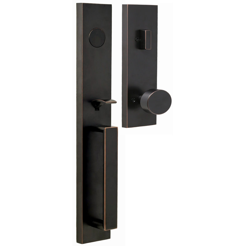 Complete Dummy Entry Set Reversible, Oil Rubbed Bronze