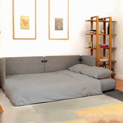 Microfiber Sofa Bed Sheet Set - 4 PC Sleeper Sofa Sheets - Bedsheets - Fits Up to 8" Drop - Soft Brushed Fabric - Easy to Use and Wash
