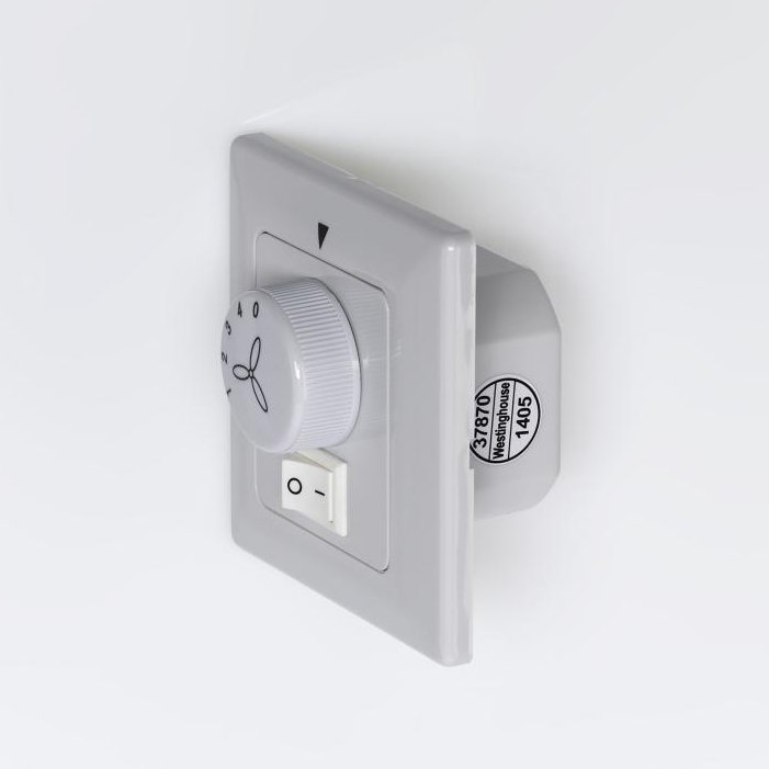 Wall Fan Control, White