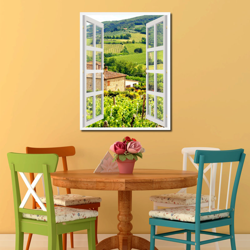 Vitrail viticole en Toscane, Italie