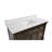 Fossen 48" Single Bathroom Vanity with Weathered Gray Cabinet and Engineered Marble Countertop-102713727-26410441