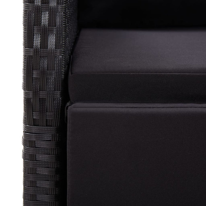 Vidaxl Garden - 1 table 6 x chaise 6 x coussin de siège 6 x coussin de dossier - table ovale