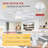 52" 8-blades Flush Mount Indoor Ceiling Fan With Light And Remote/app Control-2022916723
