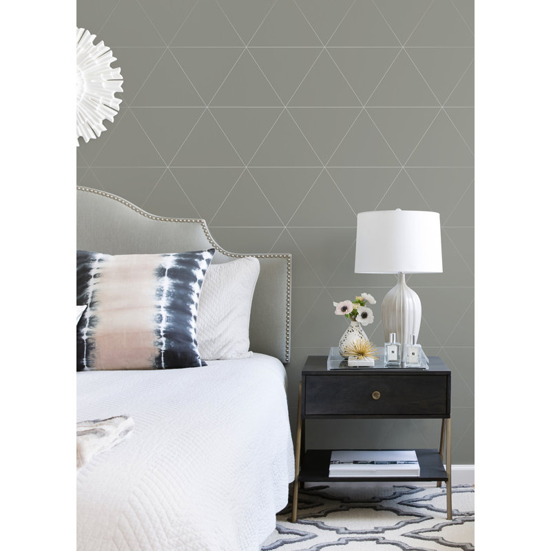 Rouleau de papier peint lisse L 30 pi x l 20,5 po Alaze Twilight, Argent