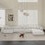 Canapé modulaire en tissu 4 pièces Kay Crumley-977225427-1002950623