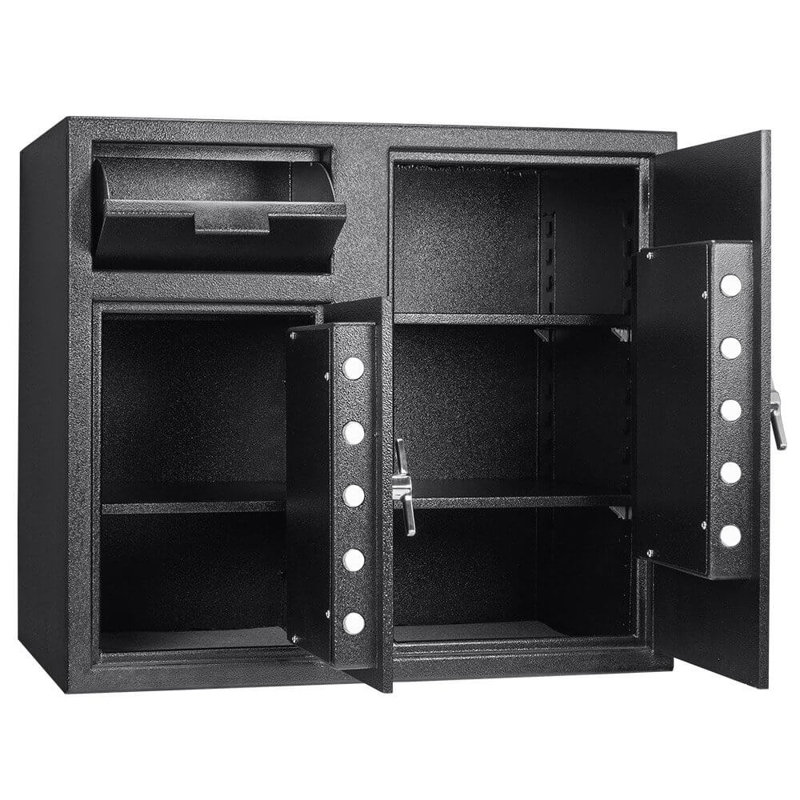 2.58/4.68 CUBIC FT TWO LOCK KEYPAD DEPOSITORY SAFE