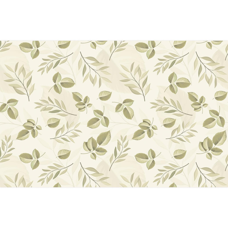 Tropical Leaf Peel & Stick Floral Border, 108" L x 168" W