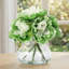 Arrangement de pivoines artificielles en soie et soie rose MilleLoom - Pivoines artificielles dans un vase en verre-1897917362-1897917363