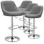 Tabouret de bar réglable en cuir Calvyn-784560868-748076460