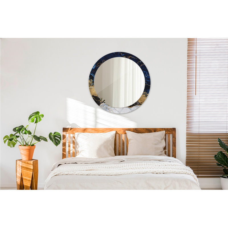 Huldar Glass Flat Wall Mirror