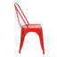 Holk 42cm H Metal Slat Back Stacking Side Chair-34140619
