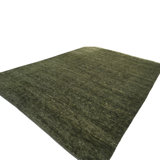 Solid Wool Silk Blend Rug - 10' x 14'