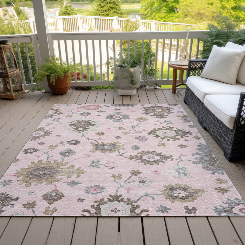 Tapis intérieur / extérieur avec envers antidérapant Lummus, Rectangle 9 pi x 12 pi