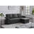 Upholstered Pull Out Sectional Sofa With Chaise-1131504644