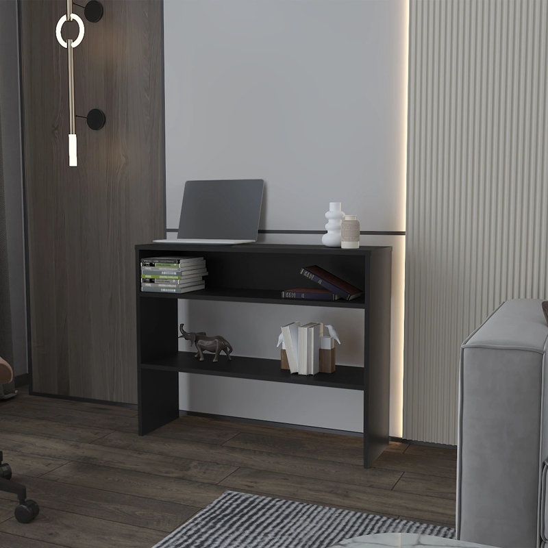Wenge Console Table With Open Storage