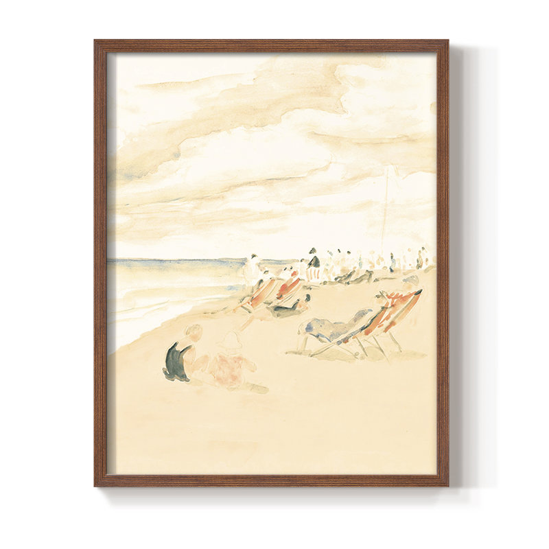 "Reproduction nautique rétro", Noyer, H 21 po x l 17 po