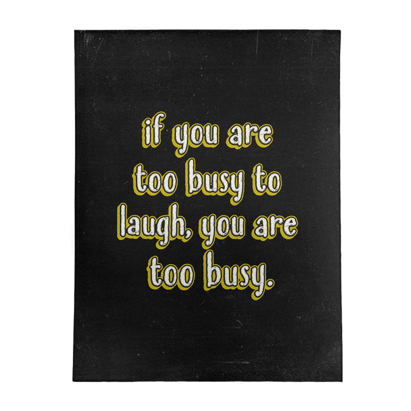 Quotes Chenille Indoor Rug, Rectangle 5' x 7'