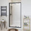 Achante 1900mm H Pivot Framed Shower Door with Clear Glass-1911315188-2087640670