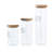 Glass Canister - Set of 3