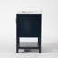Ensemble de meuble-lavabo moderne simple 25 "avec plateau en marbre de Carrare Avenlee-97234535