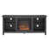Kneeland 58" Open Storage Media Console with Electric Fireplace
