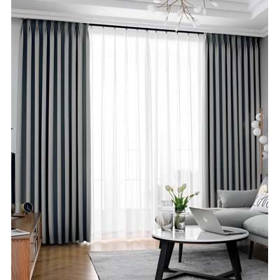 Blackout Bedroom Window Curtains With Heat Insulation, Sun Protection, And Light Blocking Features