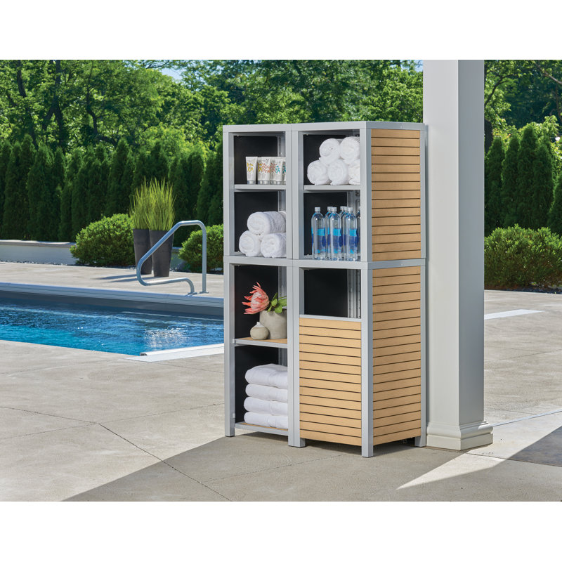 Travira Modular Valet Hutch, Tekwood Natural