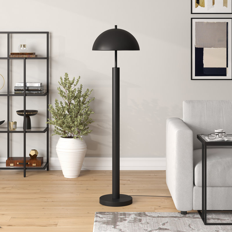 Lampe sur pied 58 po Rialta, Bronze noirci