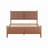 PU Leather Platform Upholstered  Bed