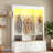 Elegant Hall Tree With App Controlled Led Light, 9 Hooks, Storage Bench, 3 Large Cabinets And Open Shelves-1668202928