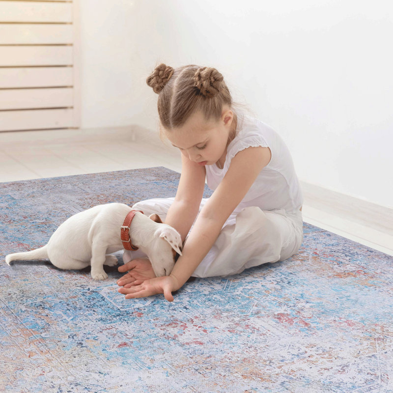Area Rug 3x5 Yellow, Machine Washable, Low-pile, Non-slip, Non-shedding, Foldable - For Bedroom, Living Room, Kitchen, Dining & Pet Washable Rug, Foldable, Soft And Versatile Room (yellow