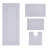 Antich Classy Absorbent Cotton Soft 4 Piece Bath Set-379419172