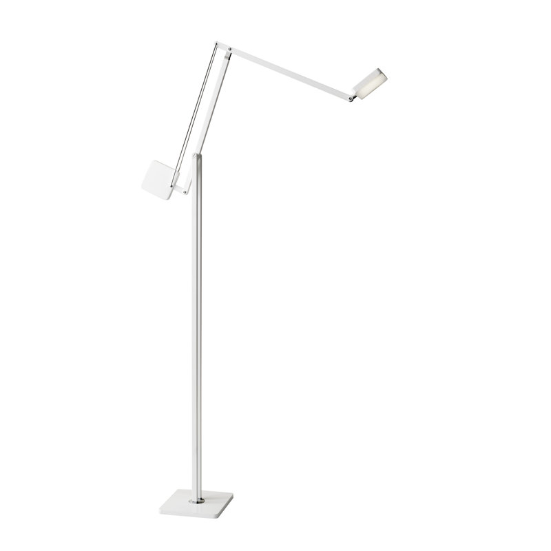 Lampe de travail sur pied à DEL 69 po Cooper, Blanc mat