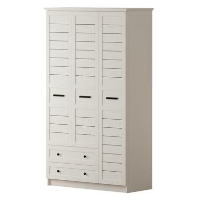 Kuala 3 Door Manufactured Wood Wardrobe