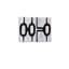 Abstrait minimaliste noir et blanc, art mural en bois encastré, L 16 x l 20