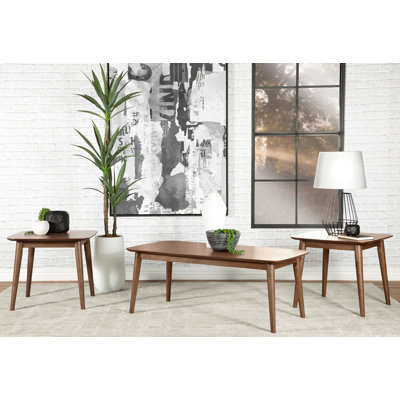 Armalda 3 Piece Coffee Table Set by Wade Logan