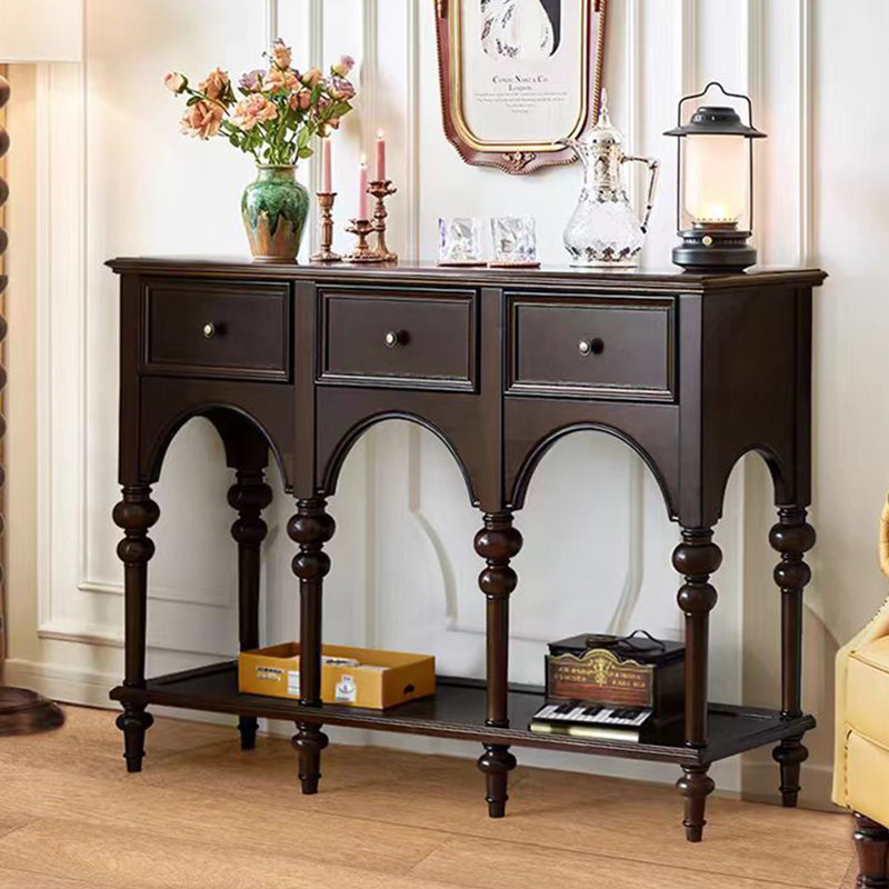 Console American Country, H 35,4 po x l 59 po x P 15,7 po
