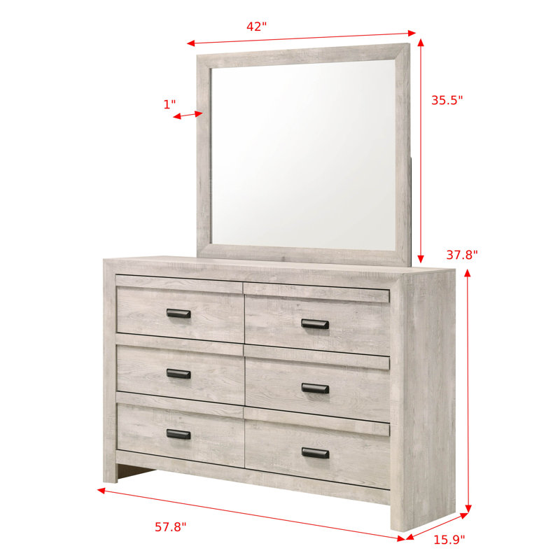 Ensemble de chambre à coucher Rodick, Grand