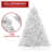 Fite Artificial White Spruce Christmas Tree with Stand-281887650