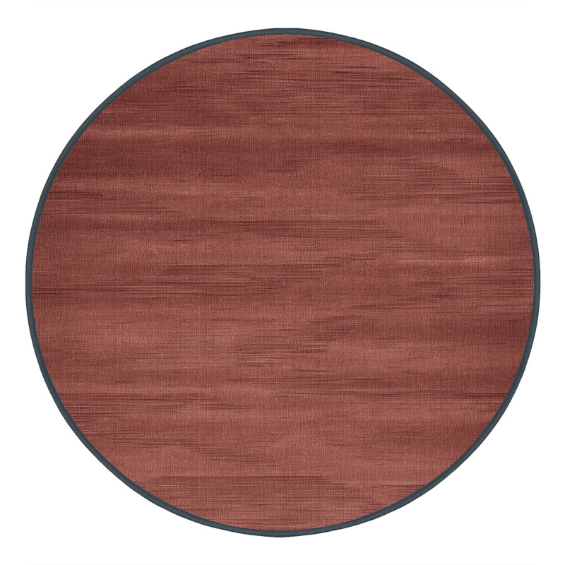 Tapis abstrait lavable à la machine, Rond 3 pi