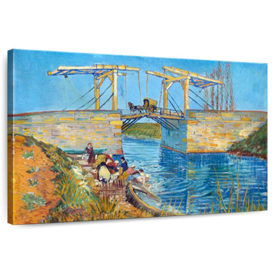 Lilie Langlois Bridge At Arles With Women