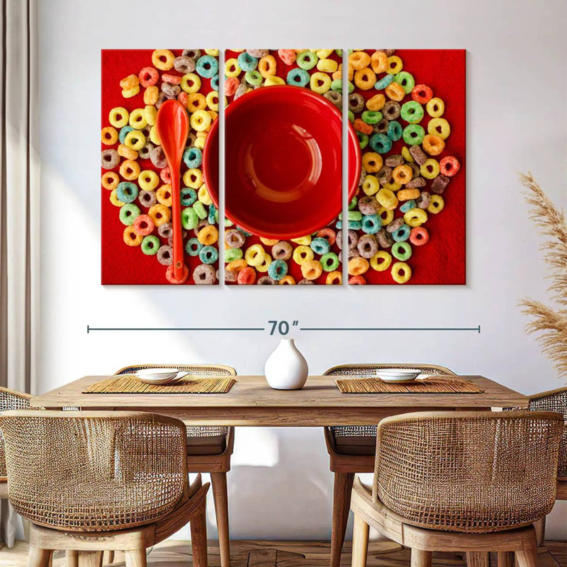 Yarlin Fruit Cereal Loops, 42" H x 65" W
