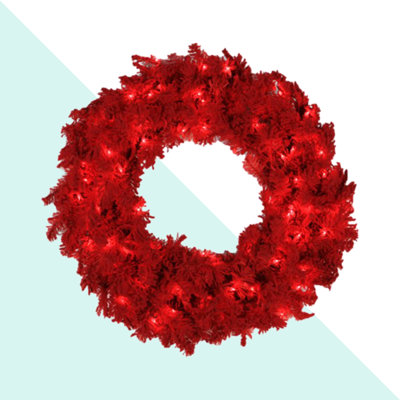 Colourful Fir Artificial Christmas Wreath