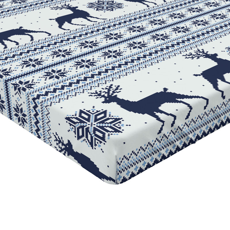 Ensemble de 2 draps-housses Ambesonne Nordic, Drap-housse de taille simple