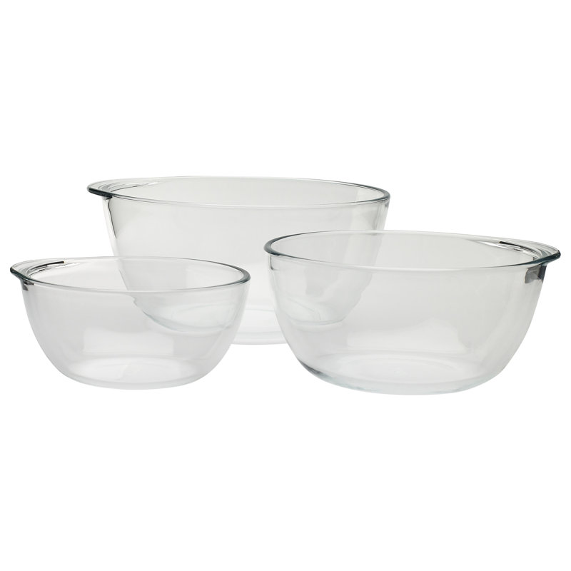 Glass Mixing Bowl Set