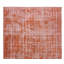 5.4x9.3 Ft Modern Orange Over-dyed Rug, Turkish Handmade Carpet