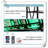 Cenith Wine Bottle & Glass Rack in Black