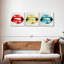 Three Pop Lips, reproduction d'art sur toile-2120788852
